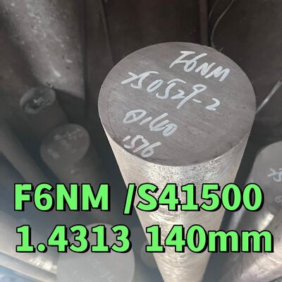 ASTM A182 F6NM Baja tahan karat EN1.4313 UNS S41500 Super Martensitic Round Bar & Forging