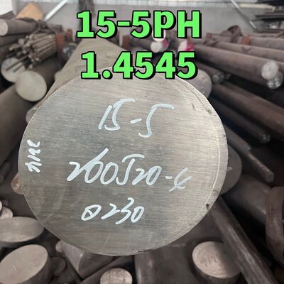 Batang Bulat Baja Tahan Karat 15-5PH UNS S15500 AMS 5659 H1025 Diperlakuan Panas 6-300mm untuk Dirgantara