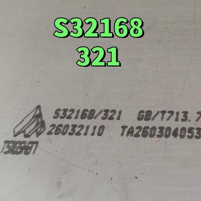 321 Grade Hot Rolled Mill Finish Stainless Steel Plate dan Stainless Steel Sheet untuk Industri Kimia