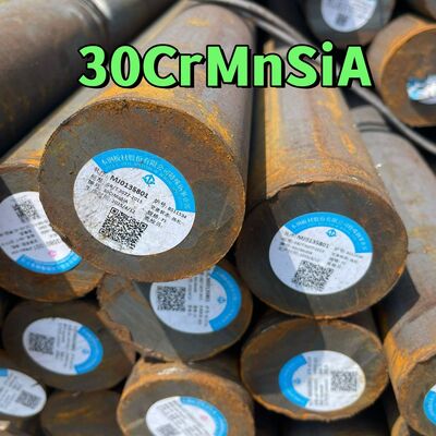 Batang Bulat Baja Paduan 30CrMnSiA GB/T 3077 Tempa Panas 20-300mm untuk Poros Kekuatan Tinggi