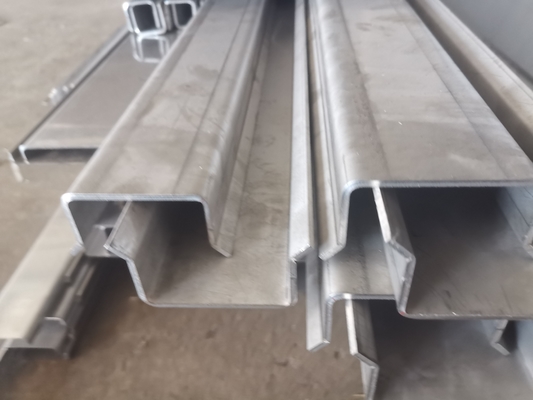 304 316l Stainless Steel U Saluran Ukuran 20x20x2mm
