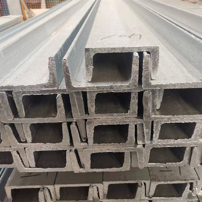 Saluran U Galvanis Panas Standar Jis Astm Q235b