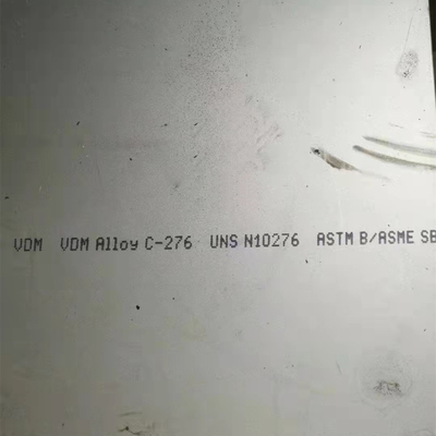 Kelas Hastelloy C-276 Alloy ASTM B575 UNS N10276 Plat paduan