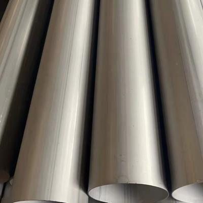 Tabung las baja tahan karat 14", CON COSTURA, ASME B36.19M, SCH 10, BE, ASTM A312 GR. TP304