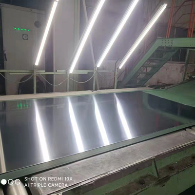 Lembar 3000*1500*0.5mm Foil Stainless Steel Sheet X5CrNi18-10 Super Mirror