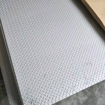 Pelat Baja Stainless Steel Rolled Panas 304 Kotak-kotak Kotak-kotak