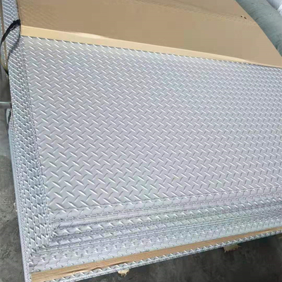 Pelat Baja Stainless Steel Rolled Panas 304 Kotak-kotak Kotak-kotak