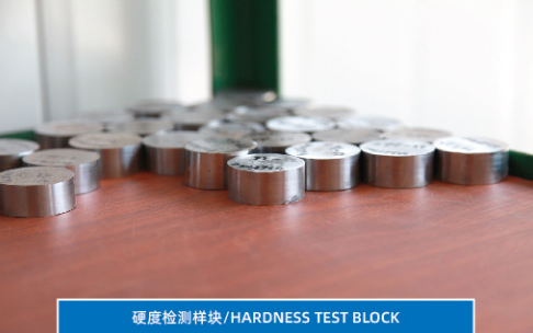 Hardness test block 34CrNiMo6+QT Struktur paduan Steel Bar Rod Annealed OD 55mm 6M Panjang 9