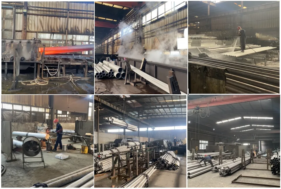 Panas tahan stainless steel pipa tanpa jahitan AISI 310S Diameter luar 127 mm Ketebalan dinding 3 mm 4