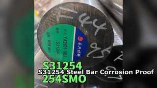 Batang Baja Tahan Karat S31254 SMO254 300mm